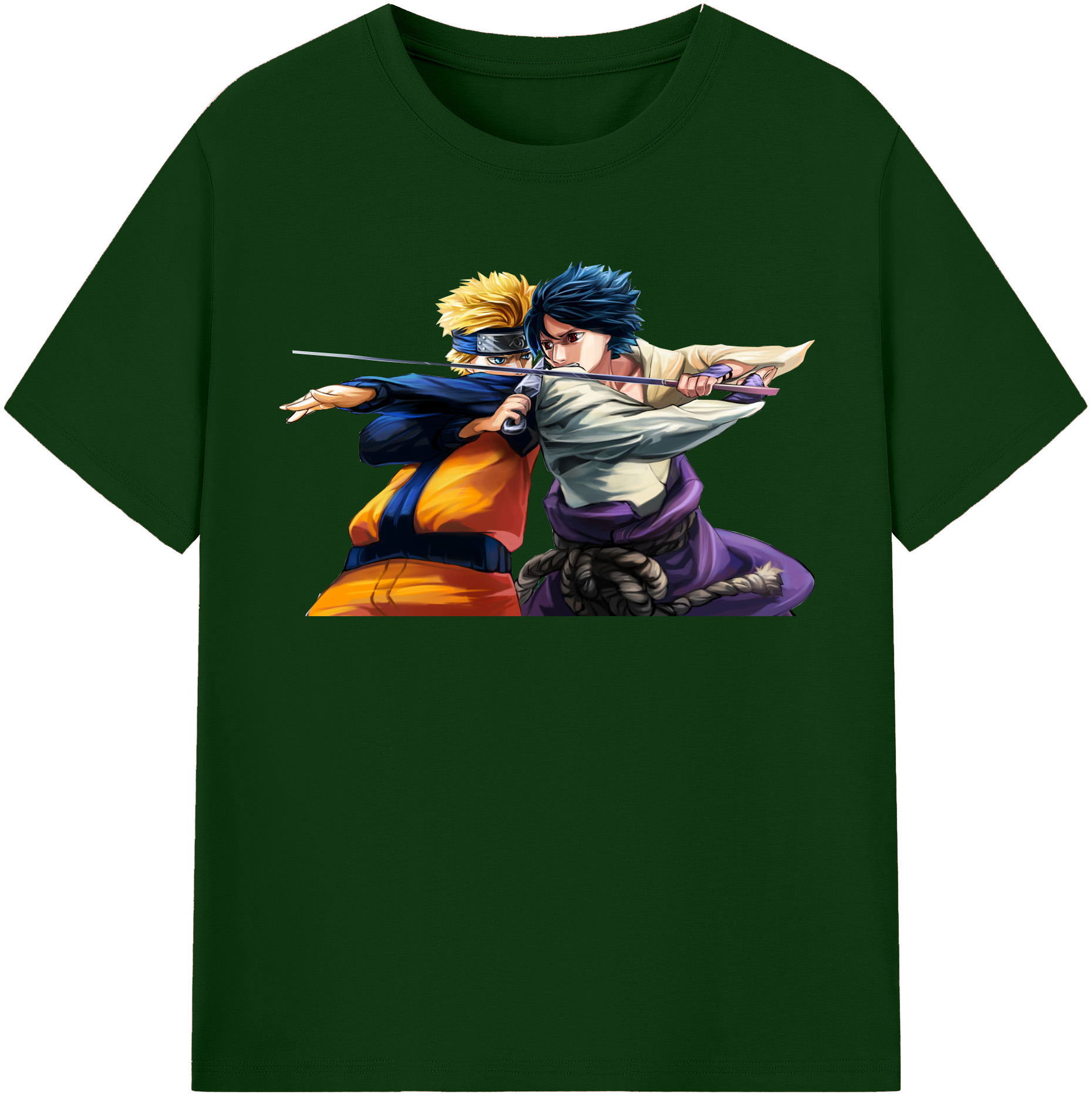 （画像用） NARUTO -ナルト- うずまき ナルト Uzumaki Naruto 綿100％半袖Tシャツ（フロントプリント）